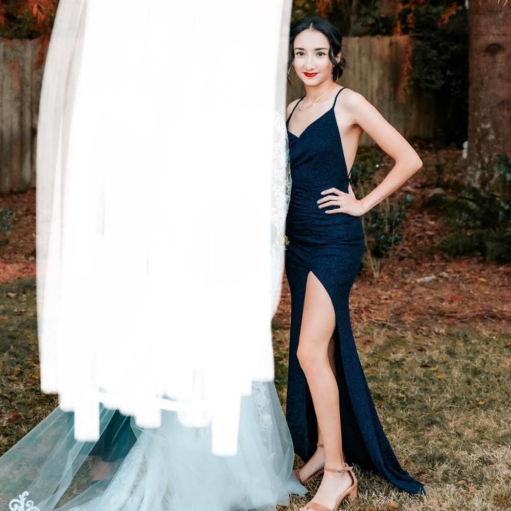 Glittery Blue Gown